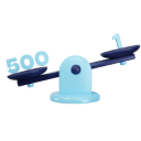 up to 500:1