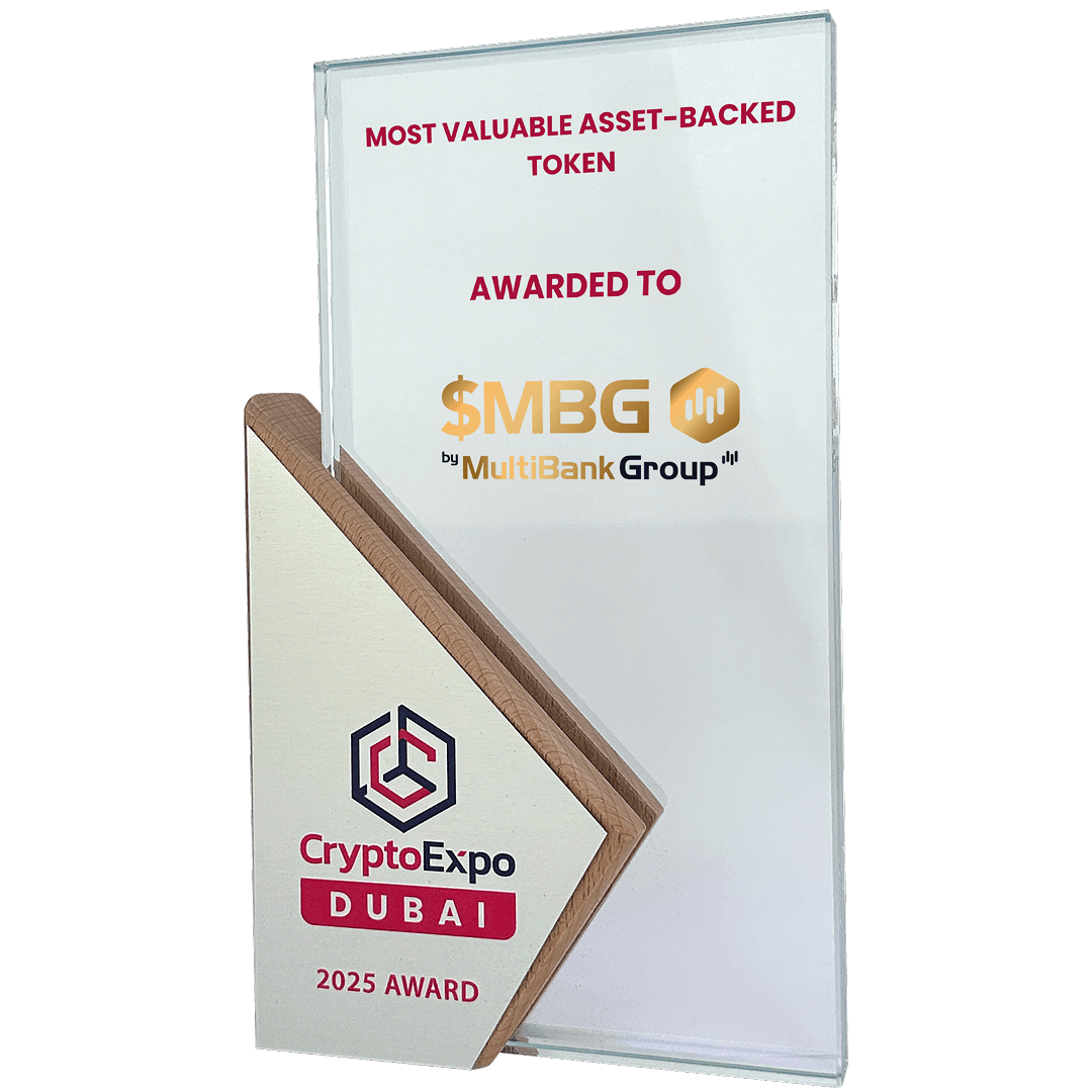 Award Most Valuable Asset Mbg Token Crypto Expo Dxb2025